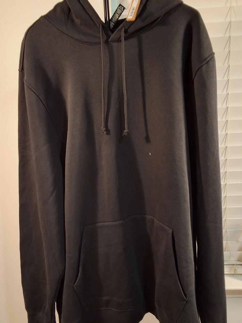 NWT SKIMS Men's Classic Fleece Lounge Hoodie Washed Onyx 2X